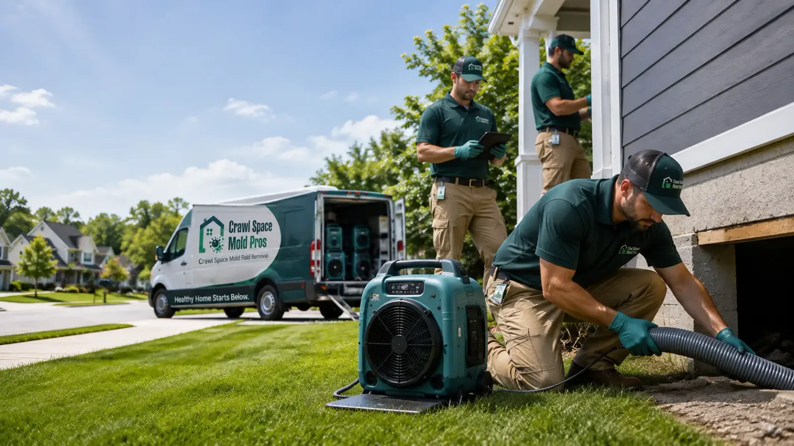 Crawl Space Mold Removal in Bullhead, SD